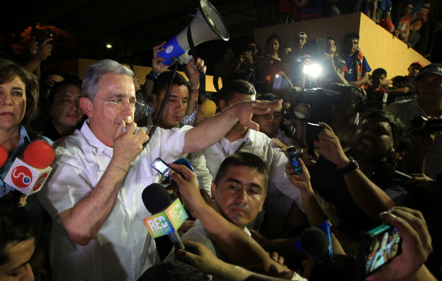 Álvaro Uribe, senador colombiano. Foto/ EFE