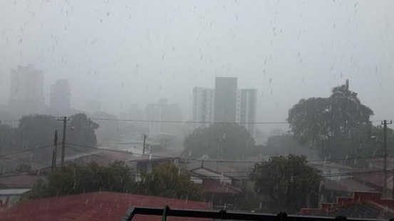 Reporte de lluvia en Hato Pintado/Foto: Cortesía.