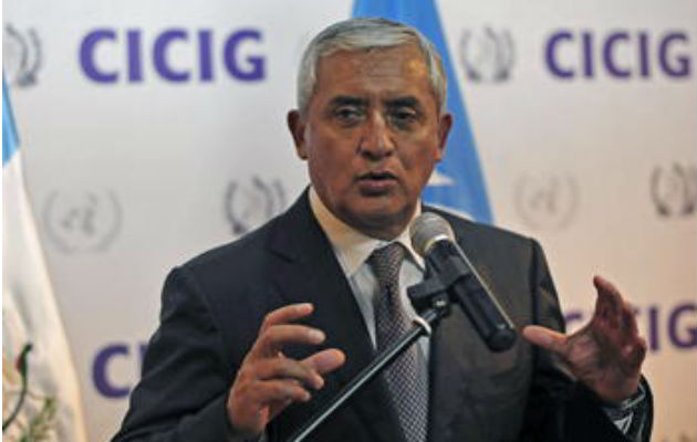 Otto Pérez Molina, presidente de Guatemala.