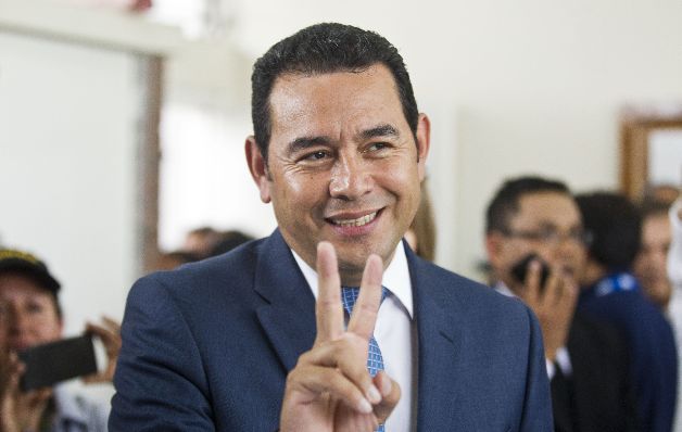 Jimmy Morales Alta participación en las elecciones de Guatemala