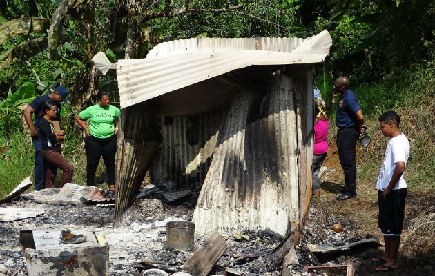 El recinto quedó reducido en cenizas.   /  Foto: Delfia Cortez