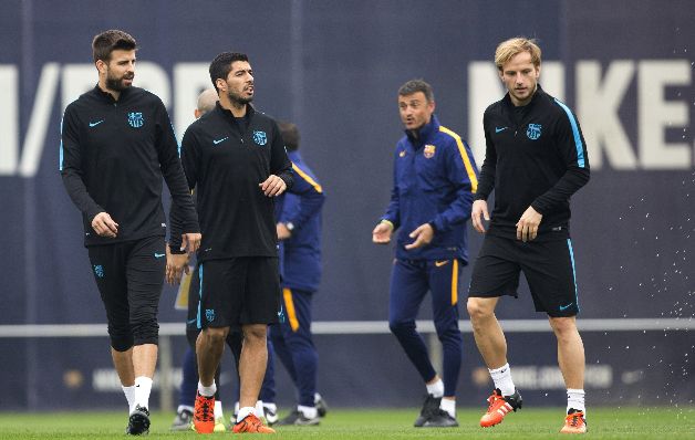 La plantilla del Barcelona está tranquila, de cara este choque. / EFE La plantilla del Barcelona está tranquila, de cara este choque. / EFE