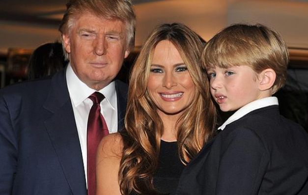 Barron Trump es el quinto hijo de Trump fruto de su relación con Melania. 