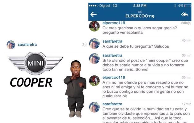 Armando Cooper tuvo su altercado con Faretra. / Cortesía A LA DEFENSIVA