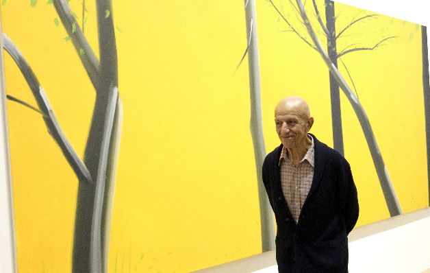 Es considerado uno de los padres del "arte pop" norteamericano. / EFE Alex Katz, en el Guggenheim Bilbao