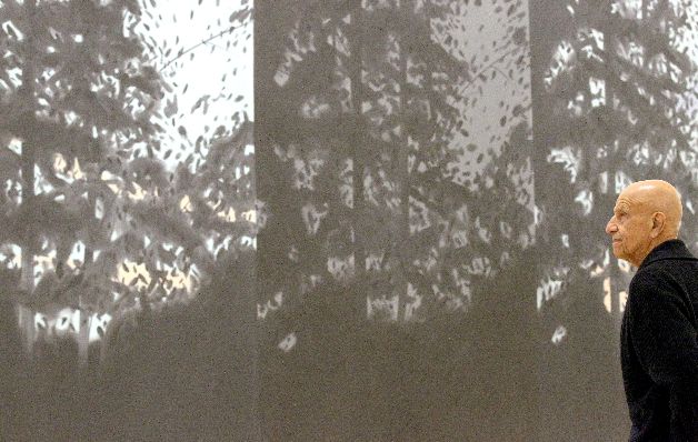 Por años, su gran musa es su esposa, Ada. / EFE Alex Katz, en el Guggenheim Bilbao