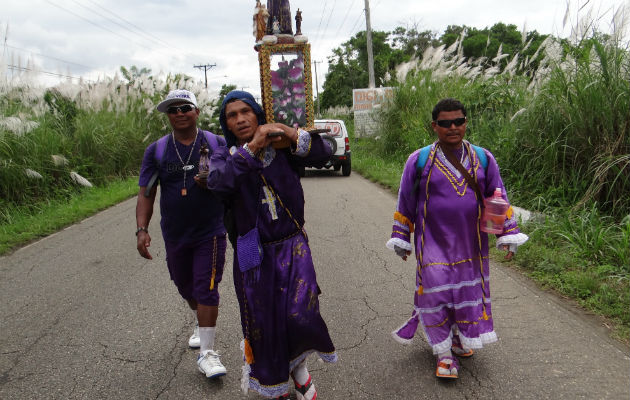 Los peregrinos están llegando desde hace varios días.  /  Foto: Delfia Cortez
