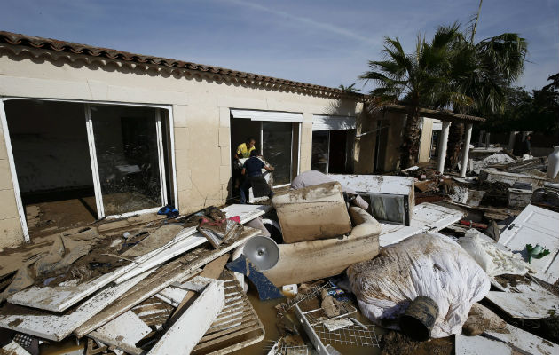 Vivienda afectada. Foto/ AP