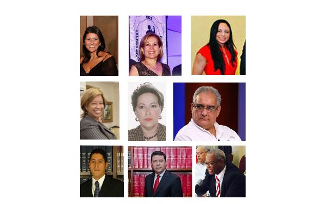 El rostro de los diez candidatos a magistrados de la Corte