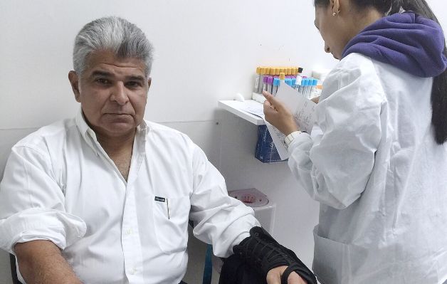 José Raúl Mulino, durante la cita médica en el centro hospitalario. / Cortesía José Raúl Mulino, durante la cita médica en el centro hospitalario. / Cortesía