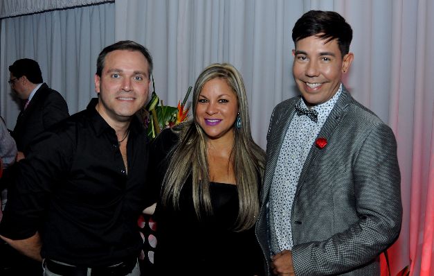 5. Richie Olivella, Cibeles De Freitas y Charlie Cuevas.