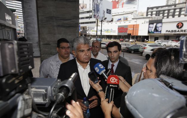 El exministro José Raúl Mulino, durante las indagatorias. / Archivo
