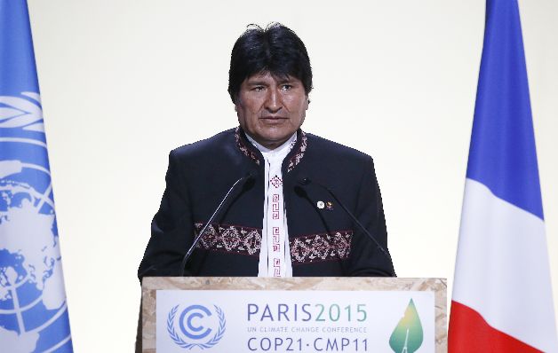 El presidente Evo Morales pide defender a la madre Tierra. El presidente Evo Morales pide defender a la madre Tierra.