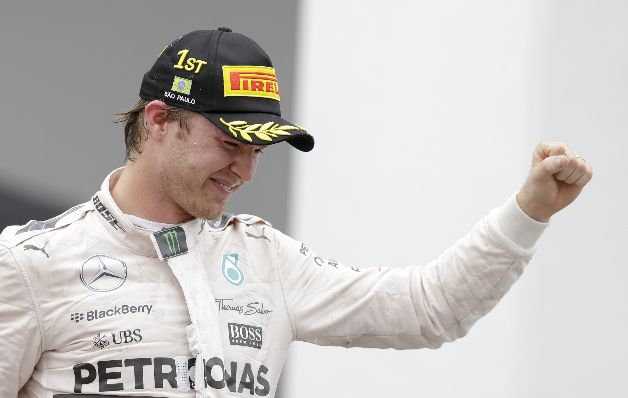 Rosberg necesitaba aventajar a  Sebastian Vettel  en cinco puntos para asegurarse el segundo lugar. 