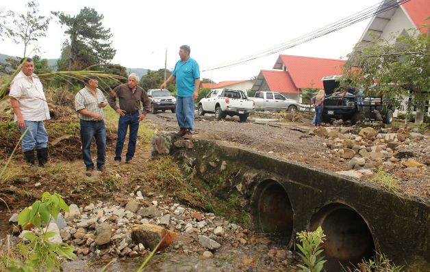 La lluvia sigue afectando varios sitios de Chiriquí