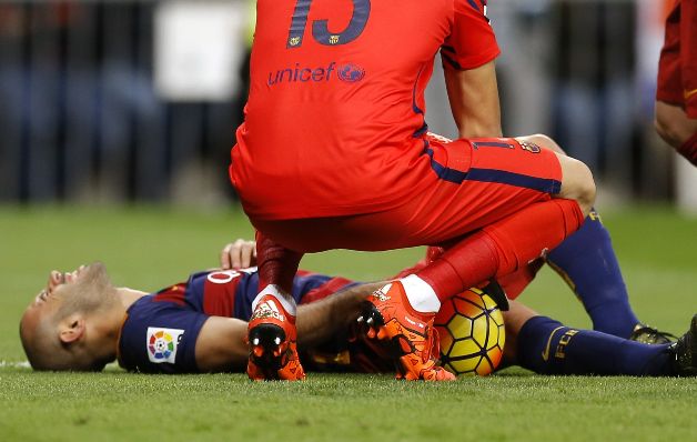 Javier Mascherano, entre algodones