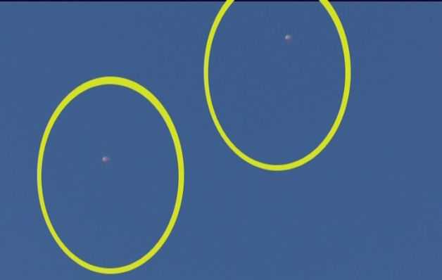 Televisión turca muestra la expulsión de los pilotos. / EFE