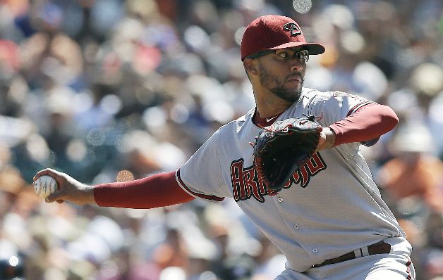 Randall Delgado registró una efectividad de 3.25 en la temporada 2015 de las Mayores. 