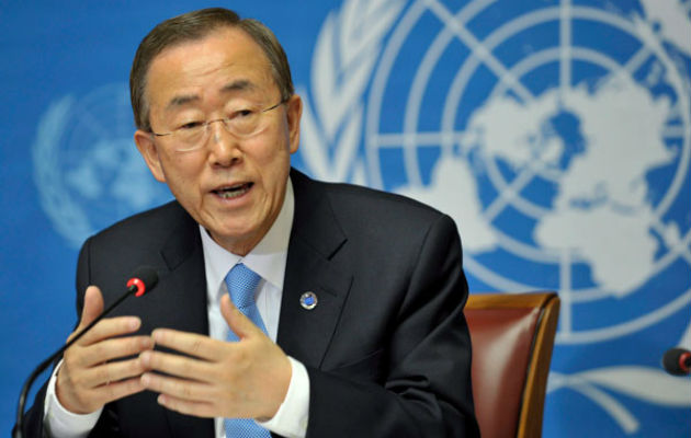 Ban Ki-moon,  secretario general de la ONU. Foto/ EFE