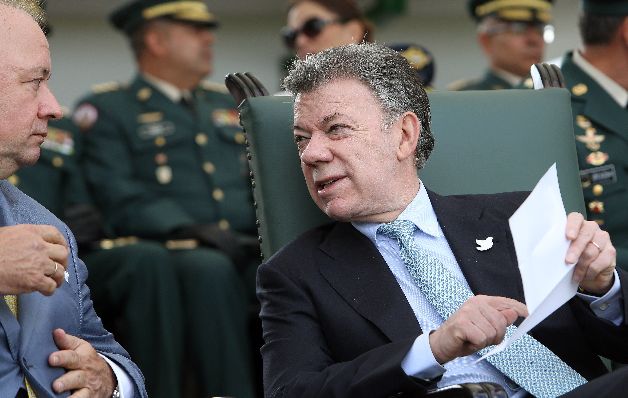 Santos dice que acciones de las Farc  disminuyeron