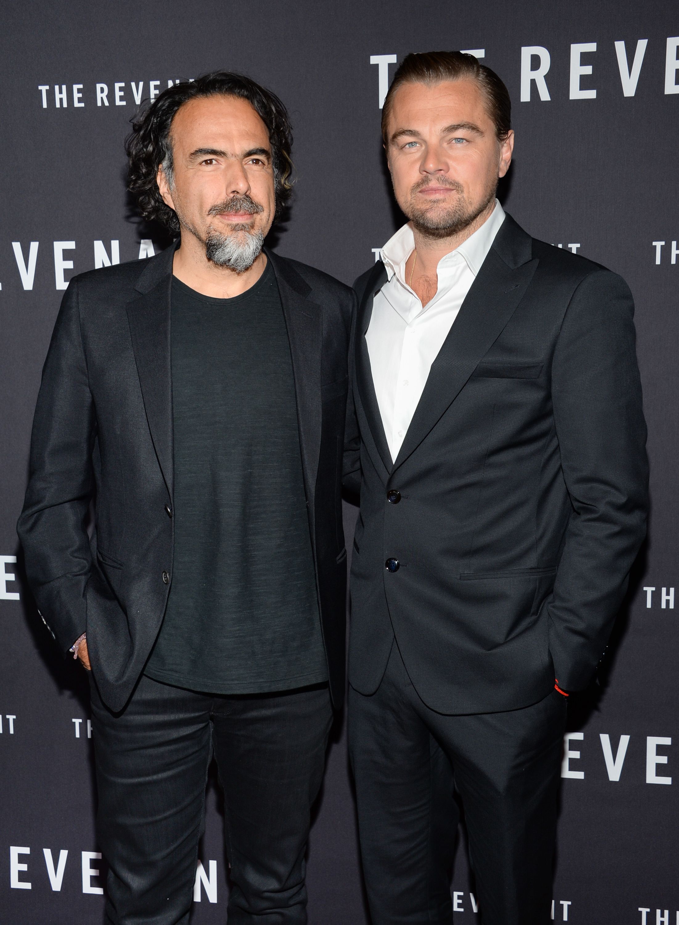 El director Alejandro G. Inarritu junto al actor Leonardo DiCaprio. Globos de Oro 2016, una antesala al Óscar