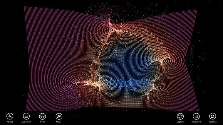 Esta "app" llenará tu pantalla con partículas de luz de colores, y podrás utilizar tu dedo como un centro de gravedad, o de antigravedad, para atraerlas o repelerlas creando figuras de gran belleza. Si te le quedas viendo, seguro te relajas un rato. Pedirle un poquito de sal al vecino será más fácil con FragNebenan
