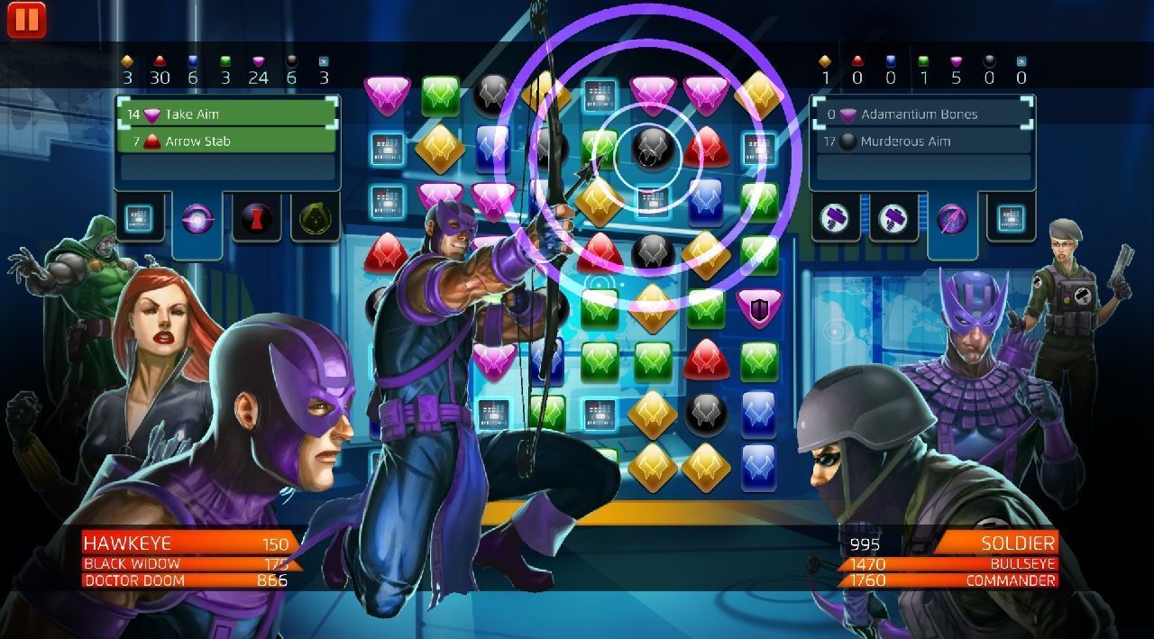 Ofrece un juego tipo "puzzle" como una réplica menos edulcorada de Candy Crush, con poderes especiales relacionados con los personajes de la marca. Se unen a la revelación de Apple en contra de las peticiones de EE.UU.
