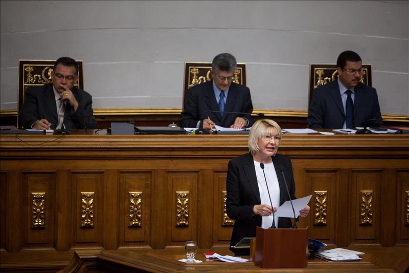 Su intervención. Foto:EFE