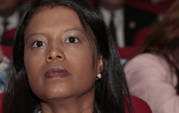 Juez cuestionó actuación de la fiscal Zuleyka Moore.  / Foto Víctor Arosemena.