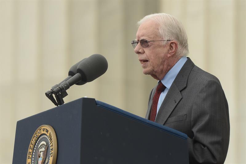 Expresidente estadounidense Jimmy Carter. Foto: EFE