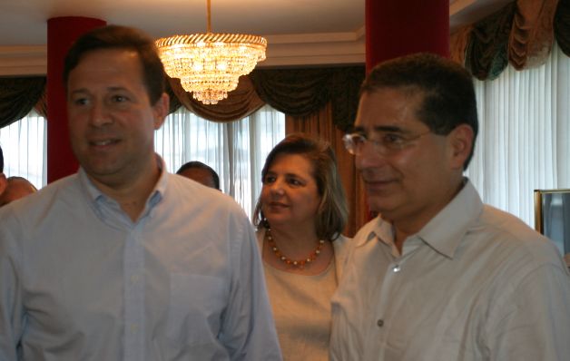 Juan Carlos Varela and Ramón Fonseca Mora.  / Archive