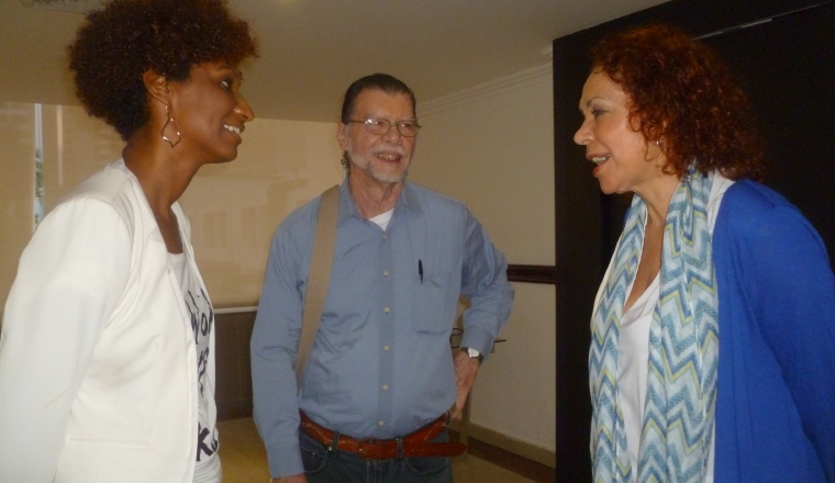 Melanie Taylor, Enrique Jaramillo Levi y Priscilla Delgado. Melanie Taylor, Enrique Jaramillo Levi y Priscilla Delgado. Archivo.