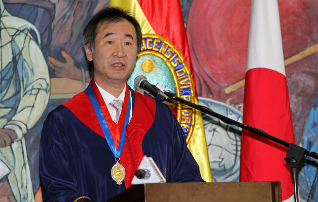 El premio nobel de Física 2015, el japonés Takaaki Kajita. Foto/ EFE