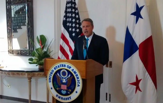 Embajador de Estados Unidos en Panamá, John Feeley. Foto/Edwin González