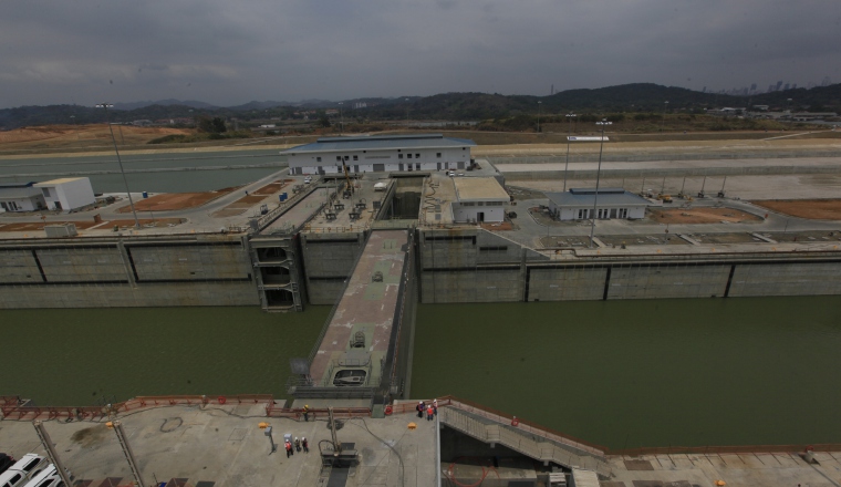 Desde junio de 2015 se llevan a cabo las pruebas en los trabajos de ampliación del Canal de Panamá