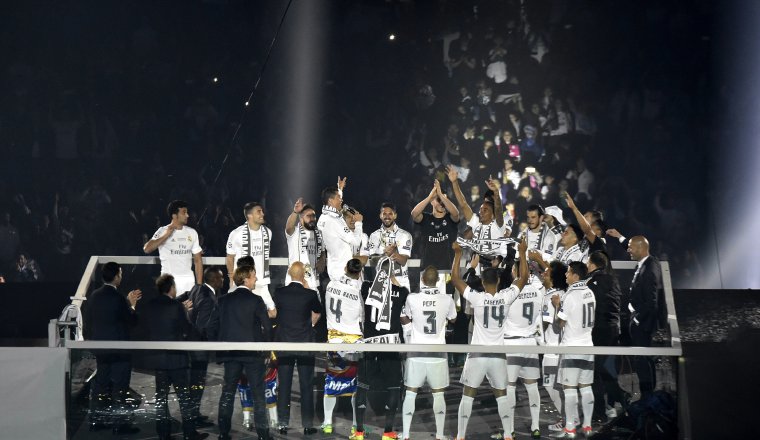 Los madridistas festejaron a lo grande. Los madridistas festejaron a lo grande. /Foto EFE