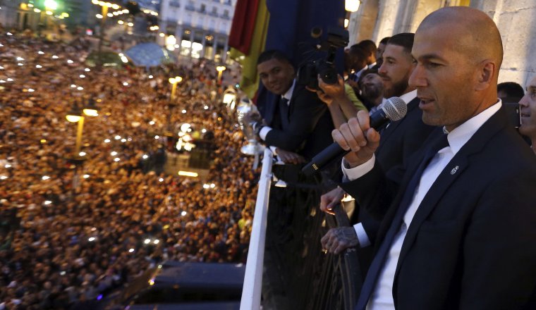 Zidane da su discurso. Zidane da su discurso. /Foto EFE