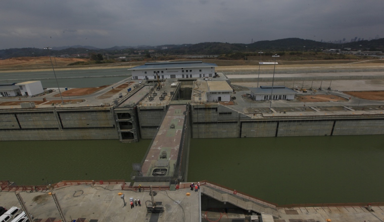 Desde junio de 2015  se llevan a cabo las pruebas en los trabajos de ampliación del Canal de Panamá