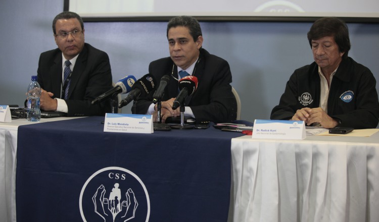 Autoridades de la CSS hablaron a la prensa sobre los casos. /Foto Víctor Arosemena