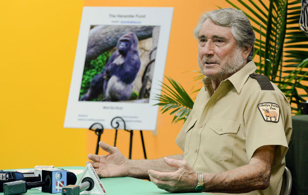 Jerry Stones, director de instalaciones del Zoo Gladys Porter en Brownsville. Foto/AP