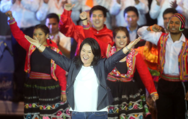Keiko Fujimori, candidata presidencial. Foto/ EFE