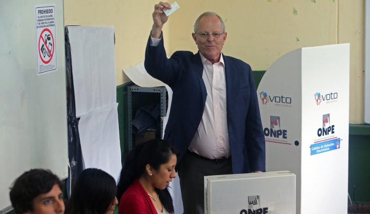 Pedro Pablo Kuczynski siempre lució confiado en el sufragio.