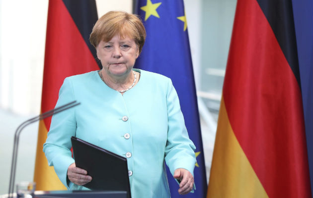La canciller alemana, Angela Merkel, lamentó el resultado del referéndum. Foto/ EFE