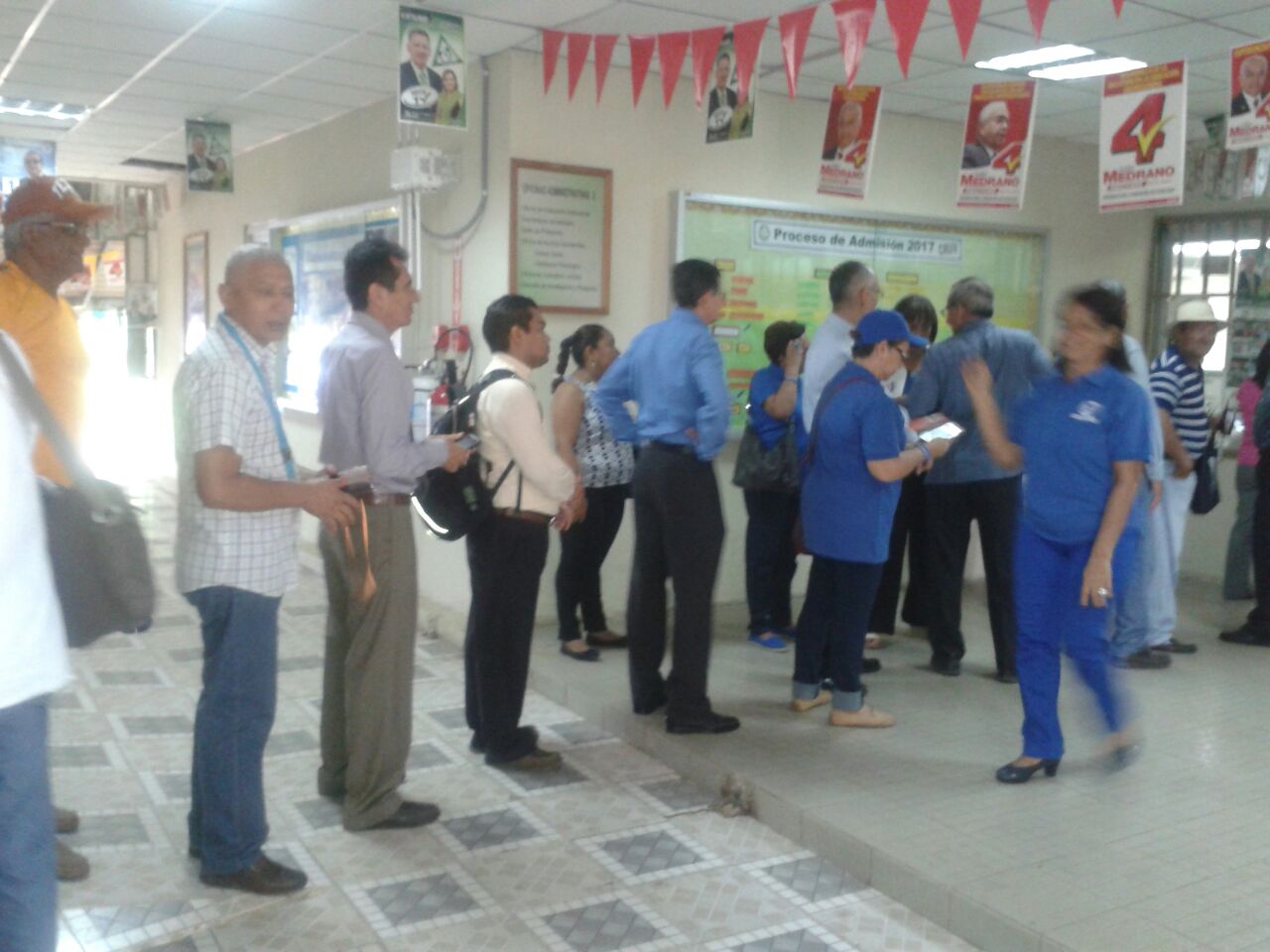 Votaciones en Veraguas. Foto: Mequíades Vásquez