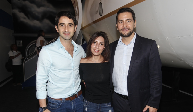 2. Julián Díaz, Diana Rueda y Gustavo Vargas.