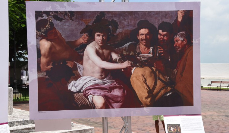 Otra de las importantes obras que se está exhibiendo.