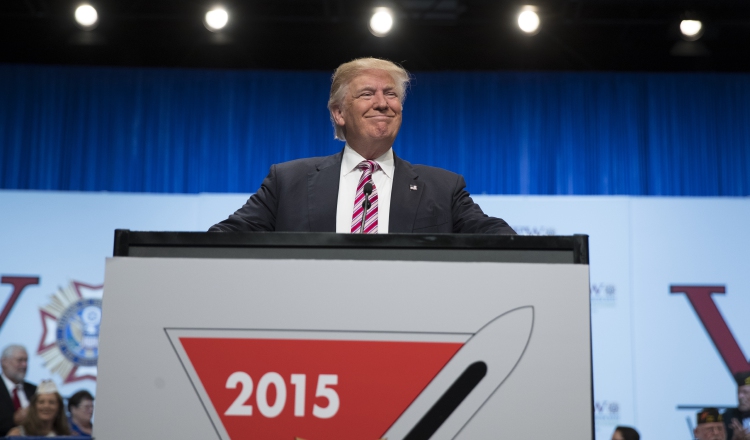 Candidato republicano Donald Trump. /Foto AP