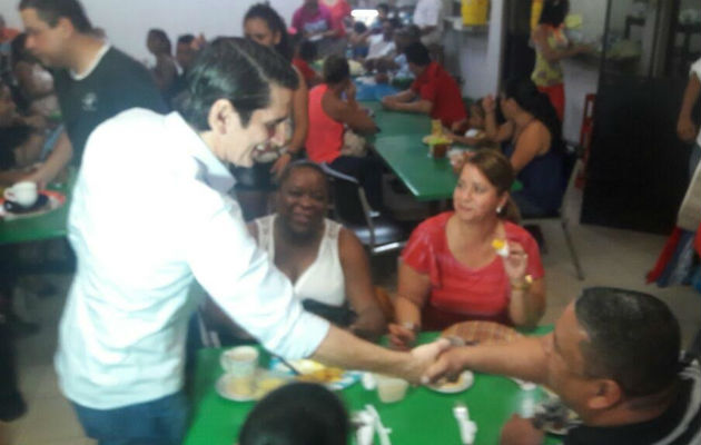 El dirigente se encuentra de gira por Chiriquí.