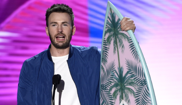 El actor de "Capitán América", Chris Evans. El actor de "Capitán América", Chris Evans.