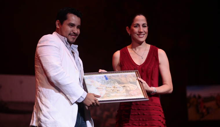 Brian Vergara Moreno ganó el primer lugar en pintura en 2011. Brian Vergara Moreno ganó el primer lugar en pintura en 2011. /Foto Archivo